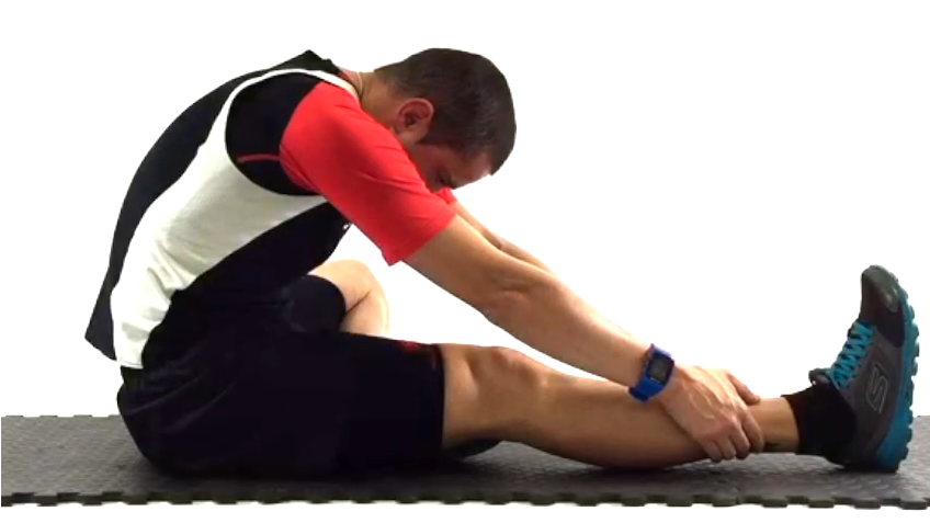 Ejercicio: Isquiotibial + Gemelo sentado