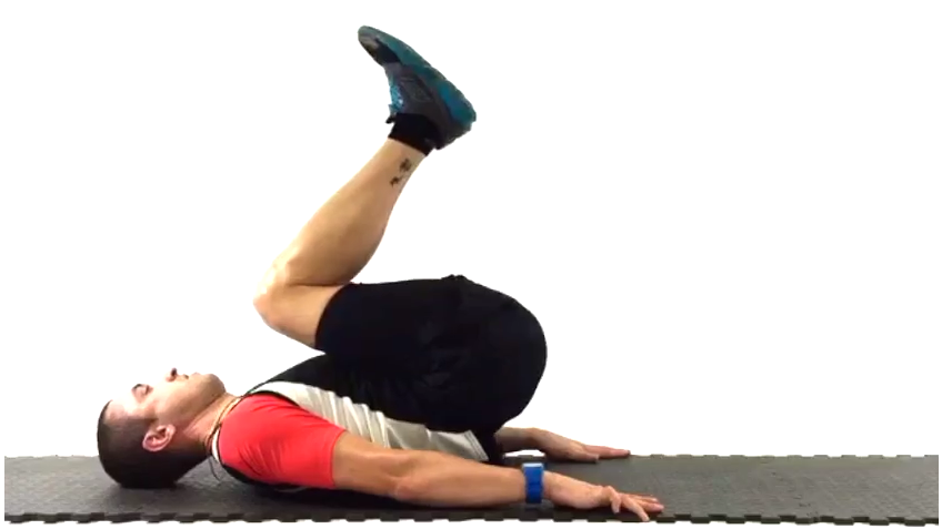 Ejercicio: Abdominal rodillas 90º