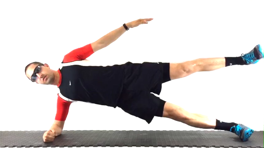 Ejercicio: Plancha Lateral elevada