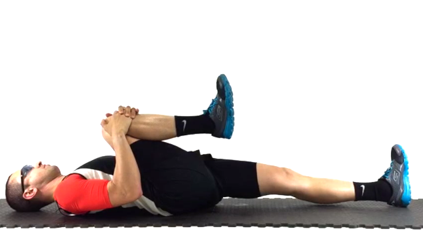 Ejercicio: Rodilla al Pecho Sostener