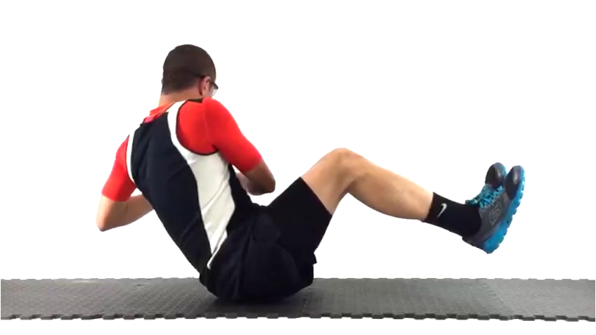 Ejercicio: Abdominal cruzado