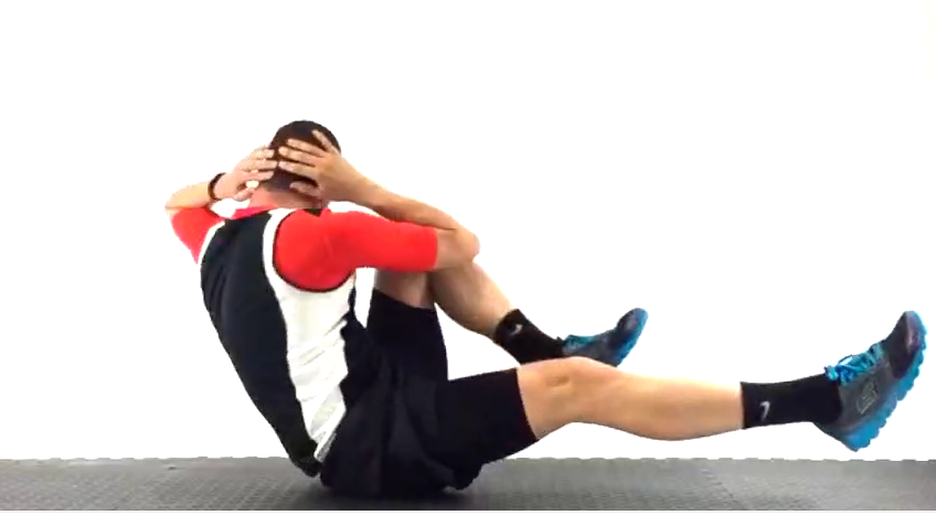 Ejercicio: Abdominal bicicleta