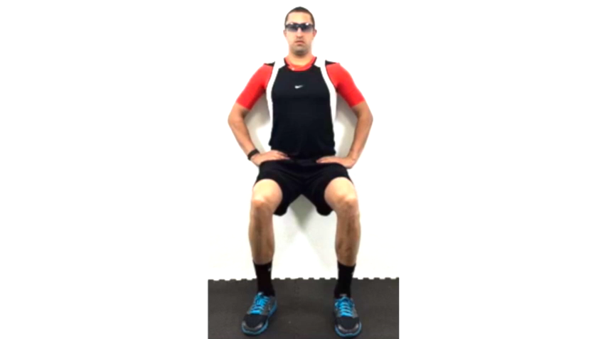 Ejercicio: Sentadilla pared