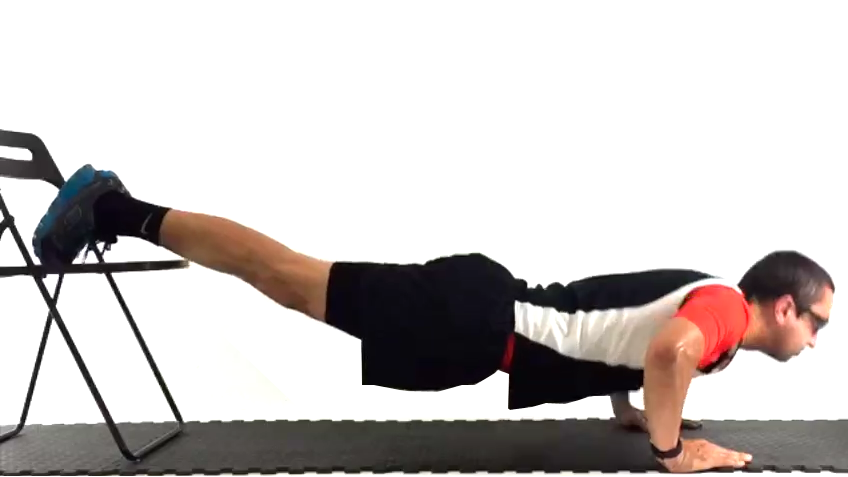 Ejercicio: Flexion declinada